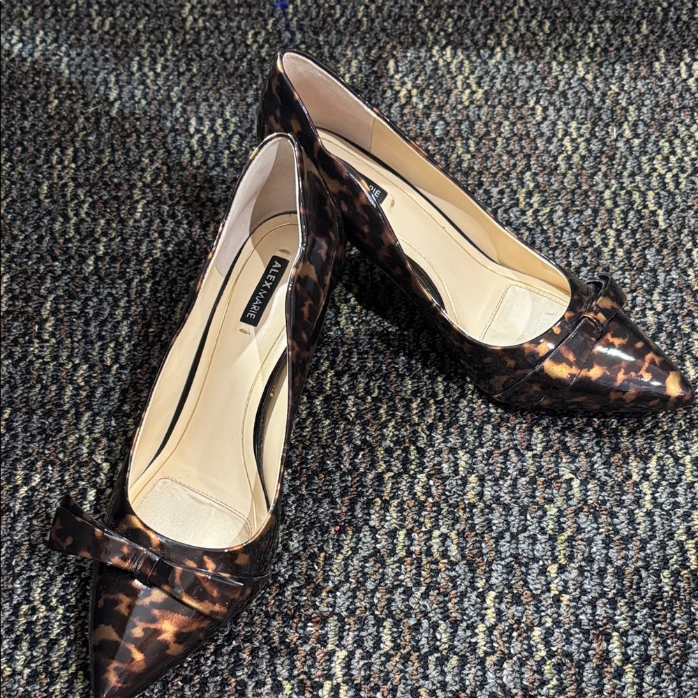 Alex‎ Marie Brown Leopard Print Heels - Picture 14 of 16